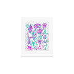 Painted Seashells - Periwinkle & Mint Art Print Gallery Image 1