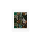 Palm Pattern â Khaki Green Art Print Gallery Image 1