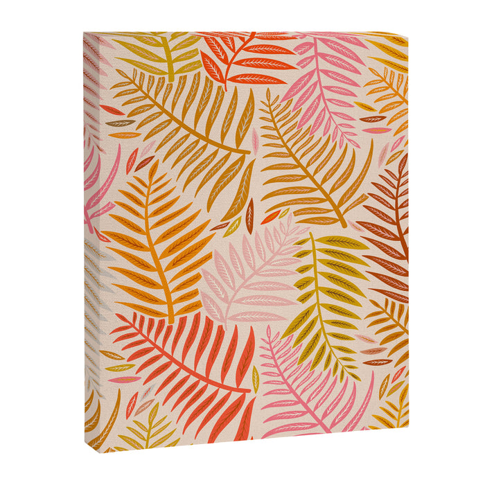 Palm Pattern â Retro Palette Canvas Print Gallery Image 1