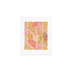 Palm Pattern â Retro Palette Art Print Gallery Image 1