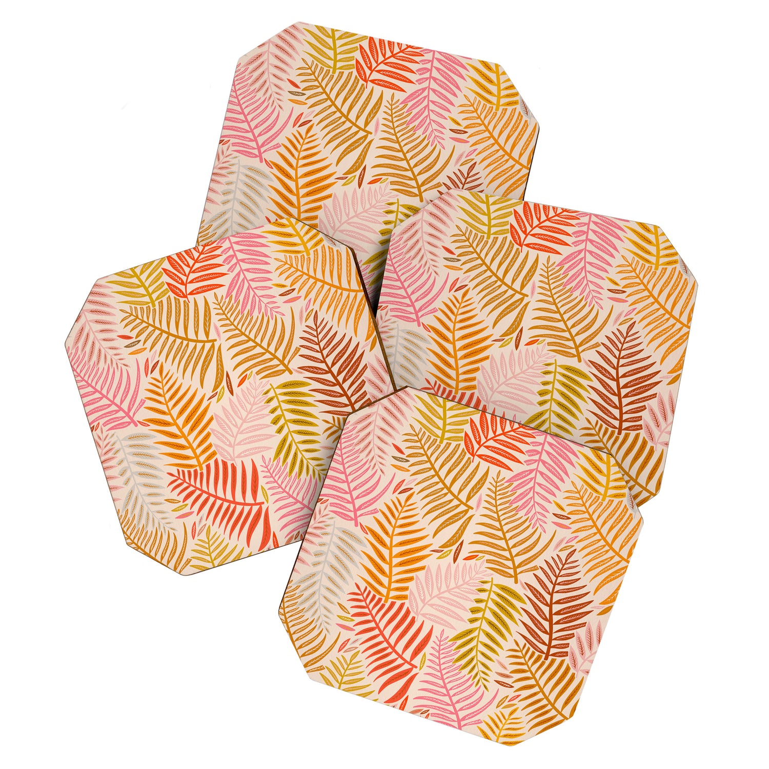 Palm Pattern â Retro Palette Coaster Gallery Image 1