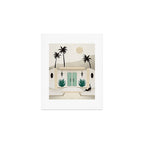 Palm Springs Home - Mint & Cream Art Print Gallery Image 1