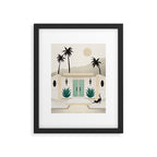 Palm Springs Home - Mint & Cream Framed Art Print Gallery Image 6