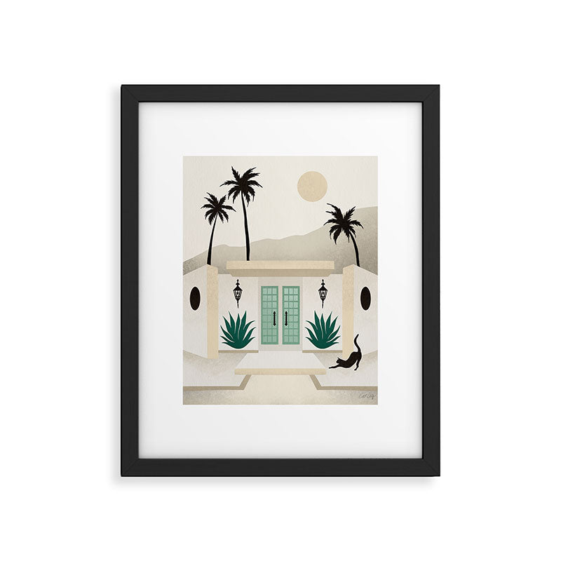 Palm Springs Home - Mint & Cream Framed Art Print Gallery Image 6