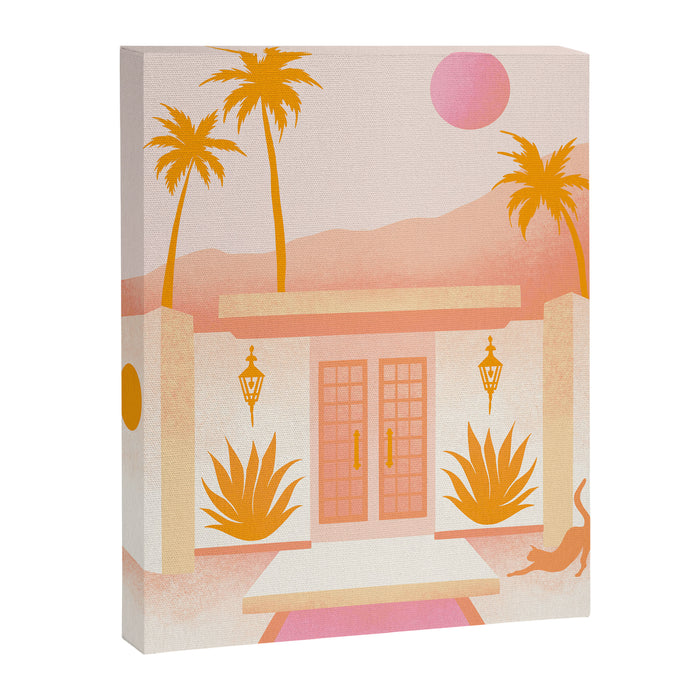Palm Springs Home â Tangerine Canvas Print Gallery Image 1