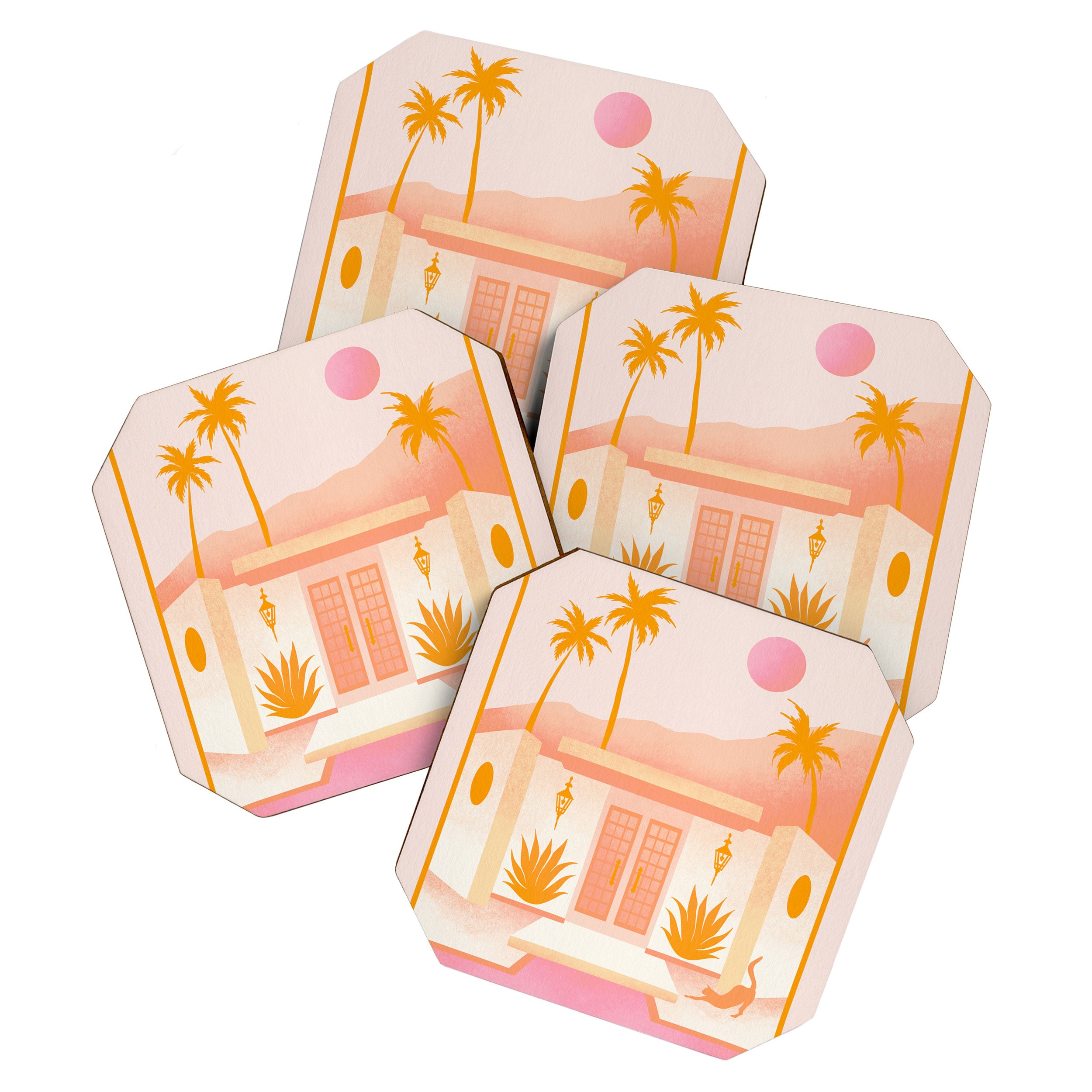 Palm Springs Home â Tangerine Coaster Gallery Image 1