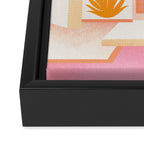Palm Springs Home â Tangerine Framed Canvas Print Gallery Image 3