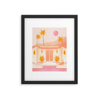 Palm Springs Home â Tangerine Framed Art Print Gallery Image 6