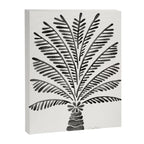 Palm Tree - Black Canvas Print Gallery Image 8