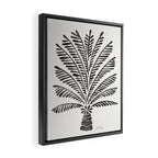 Palm Tree - Black Framed Canvas Print Gallery Image 2