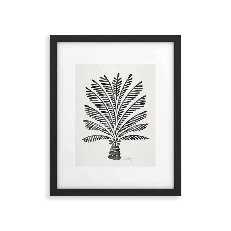 Palm Tree - Black Framed Art Print Gallery Image 4