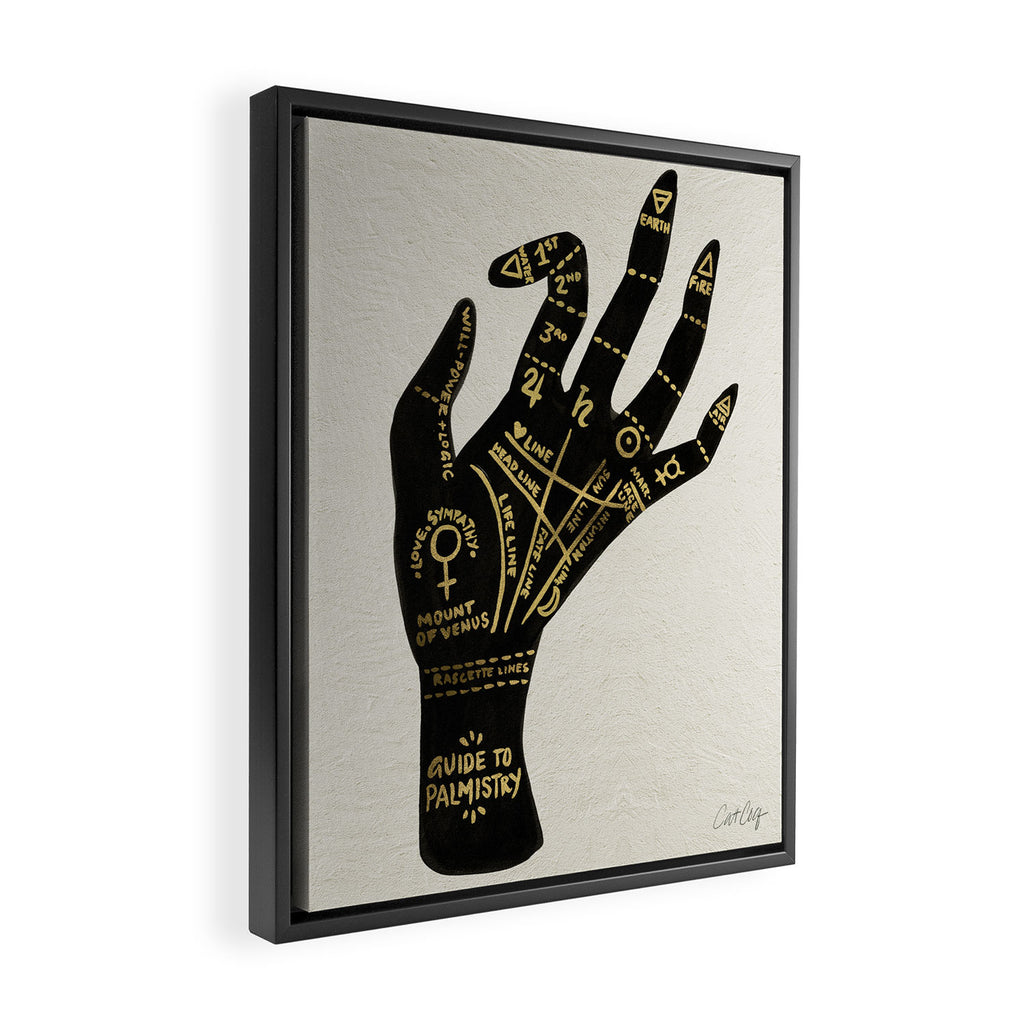 Palmistry Framed Canvas Print Gallery Image 2