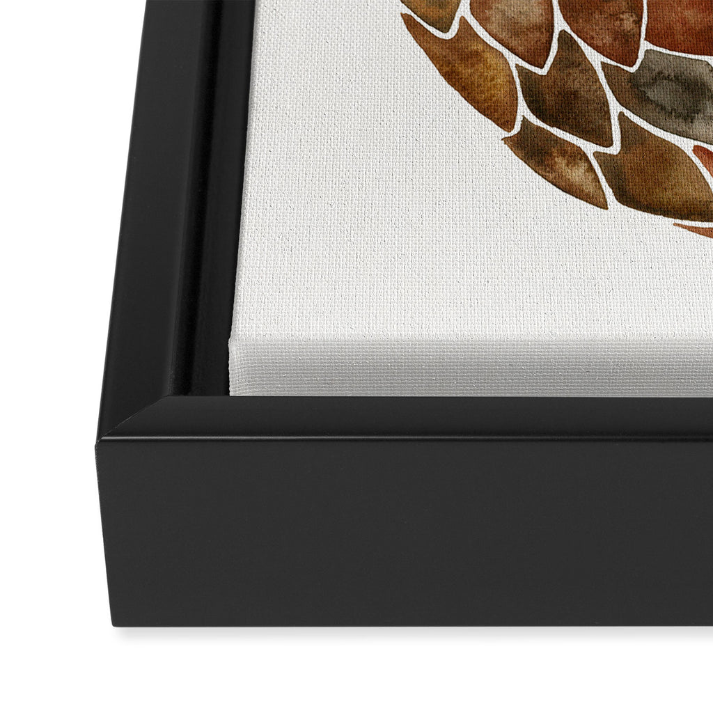 Pangolin Framed Canvas Print Gallery Image 3