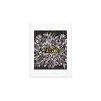 Pardon My French - Gold on Black Art Print Gallery Image 1