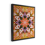 Pepper Mandala - Marigold Palette Framed Canvas Print Gallery Image 2