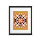 Pepper Mandala - Marigold Palette Framed Art Print Gallery Image 6
