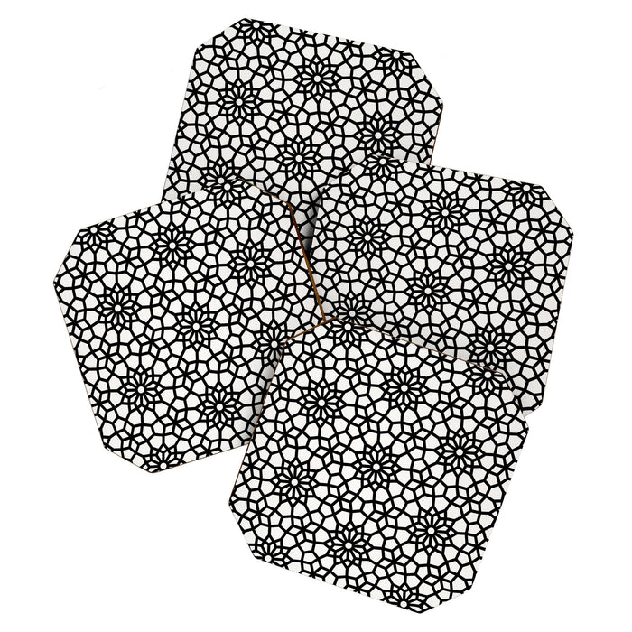 Persian Mosaic - Black Palette Coaster Gallery Image 1