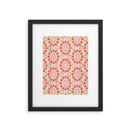 Persian Mosaic - Coral & Gold Palette Framed Art Print Gallery Image 4