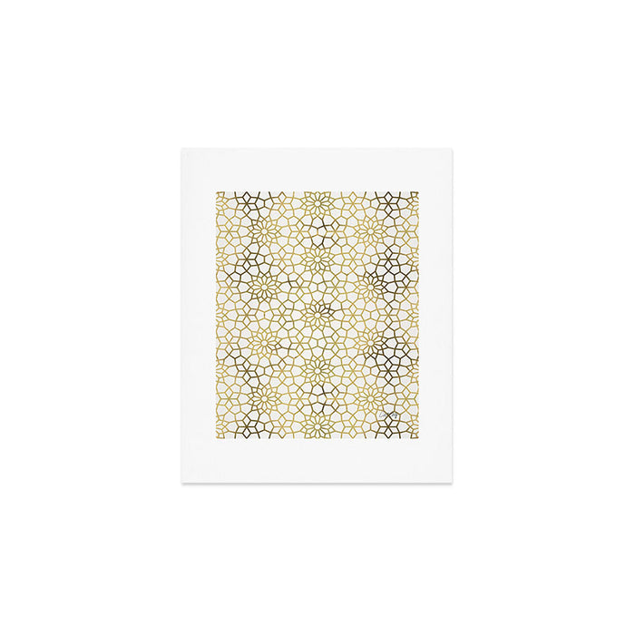 Persian Mosaic - Gold Art Print Gallery Image 1