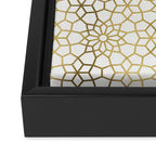 Persian Mosaic - Gold Framed Canvas Print Gallery Image 3