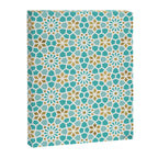 Persian Mosaic - Mint & White Canvas Print Gallery Image 6