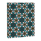 Persian Mosaic - Turquoise & Gold Palette Canvas Print Gallery Image 6