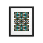 Persian Mosaic - Turquoise & Gold Palette Framed Art Print Gallery Image 5