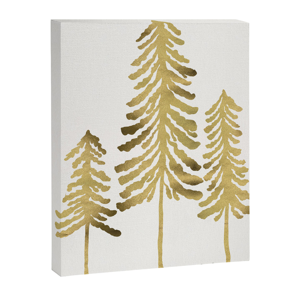 Pine Trees - Gold Palette Canvas Print Gallery Image 8
