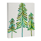 Pine Trees - Green Palette Canvas Print Gallery Image 6