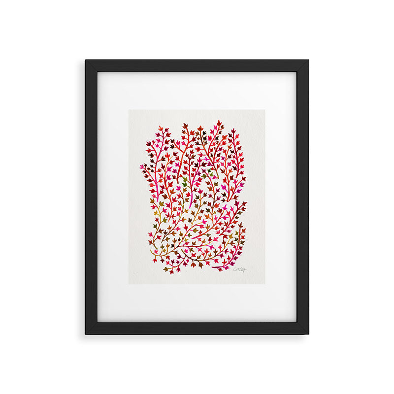Pink Ivy Framed Art Print Gallery Image 6