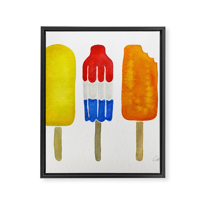 Popsicle Collection Framed Canvas Print Gallery Image 8