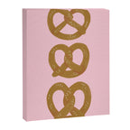 Pretzel Pattern - Blush Canvas Print Gallery Image 8