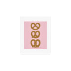 Pretzel Pattern - Blush Art Print Gallery Image 1
