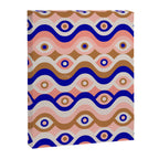 Psychedelic Eye Melt - Blue & Pink Canvas Print Gallery Image 8