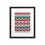Psychedelic Eye Melt - Mint & Pink Framed Art Print Gallery Image 6