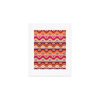 Psychedelic Eye Melt - Pink & Bronze Art Print Gallery Image 1