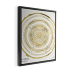 Quaking Aspen - Gold Tree Rings Framed Canvas Print Gallery Image 2