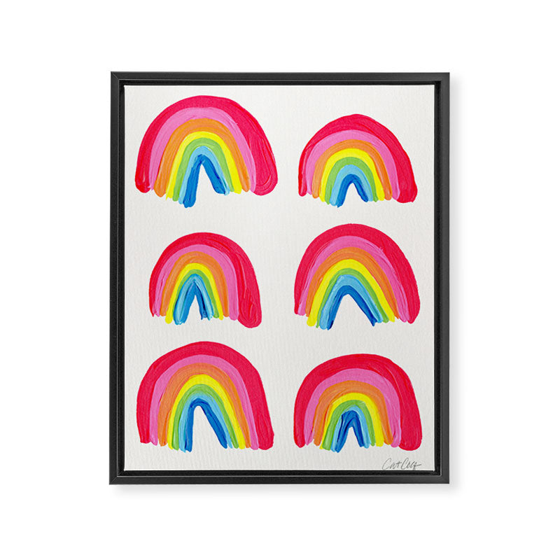 Rainbow Collection â Classic Palette Framed Canvas Print Gallery Image 6