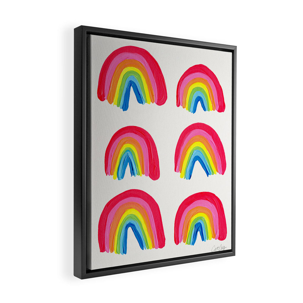 Rainbow Collection â Classic Palette Framed Canvas Print Gallery Image 2