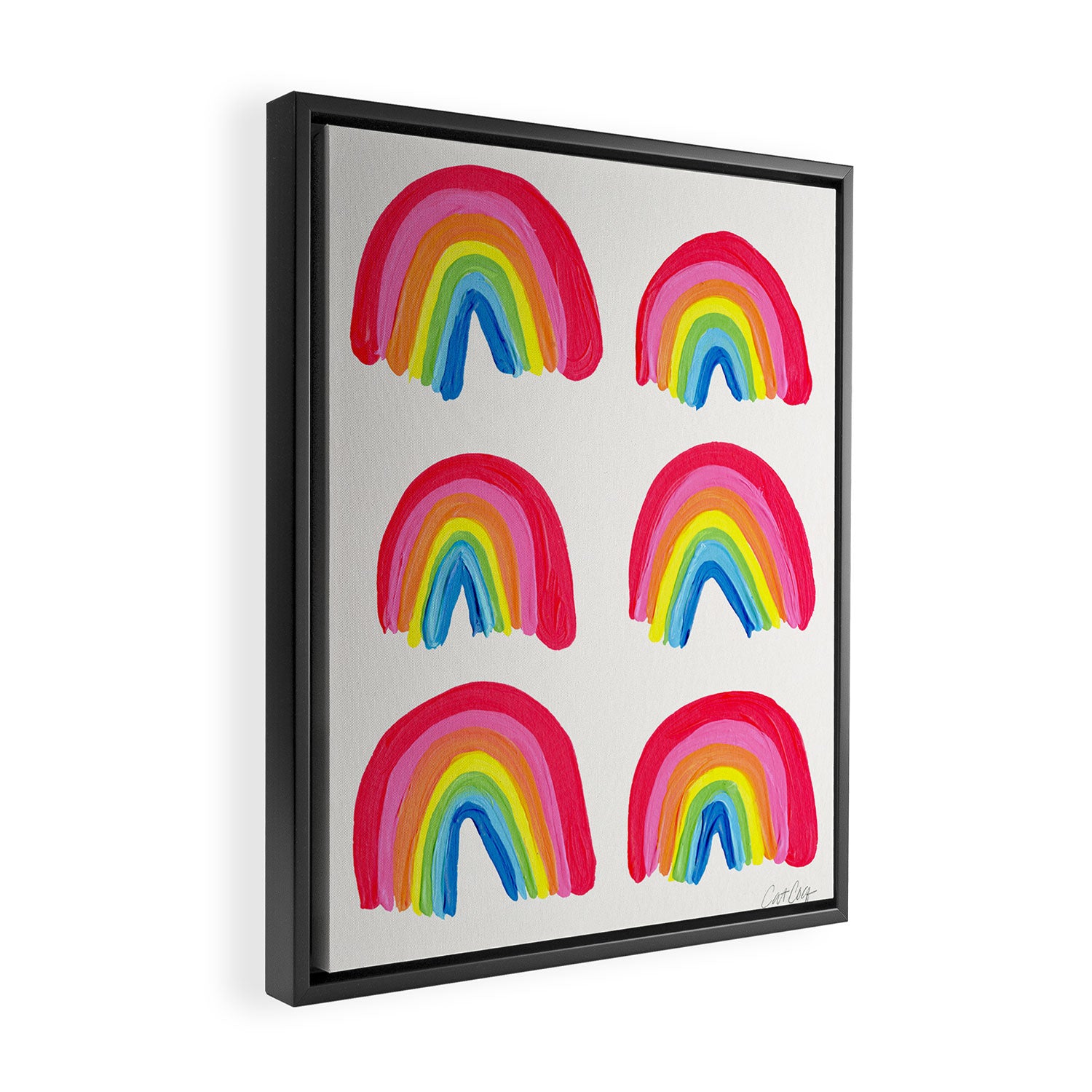 Rainbow Collection â Classic Palette Framed Canvas Print Gallery Image 2