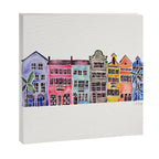 Rainbow Row - Charleston Canvas Print Gallery Image 3