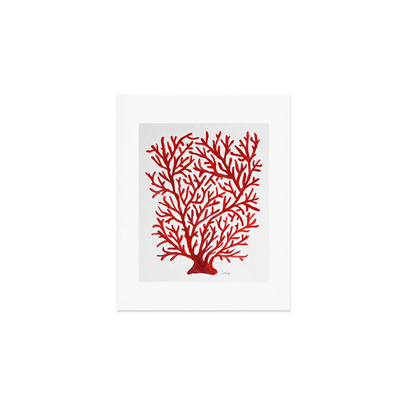 Red Coral Art Print Gallery Image 1