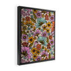 Retro Flower Power - Spring Palette Framed Canvas Print Gallery Image 2