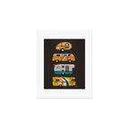Retro Road Trip - Charcoal Art Print Gallery Image 1