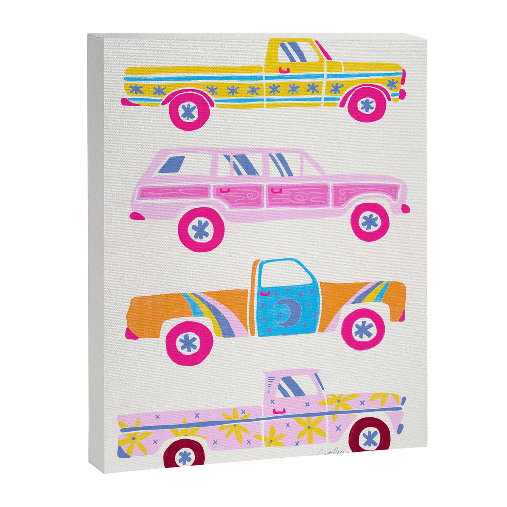 Retro Roads â Candy Palette Canvas Print Gallery Image 8