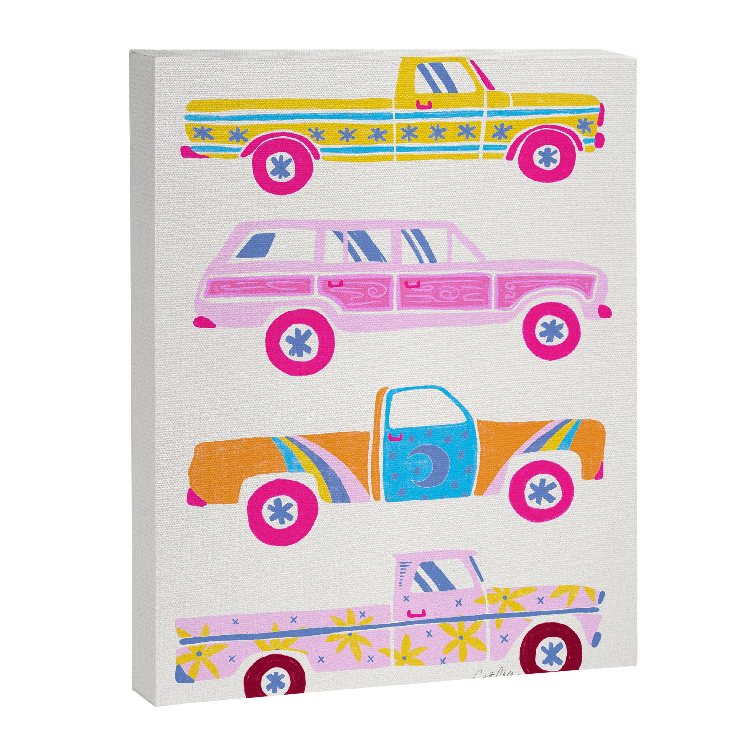 Retro Roads â Candy Palette Canvas Print Gallery Image 8
