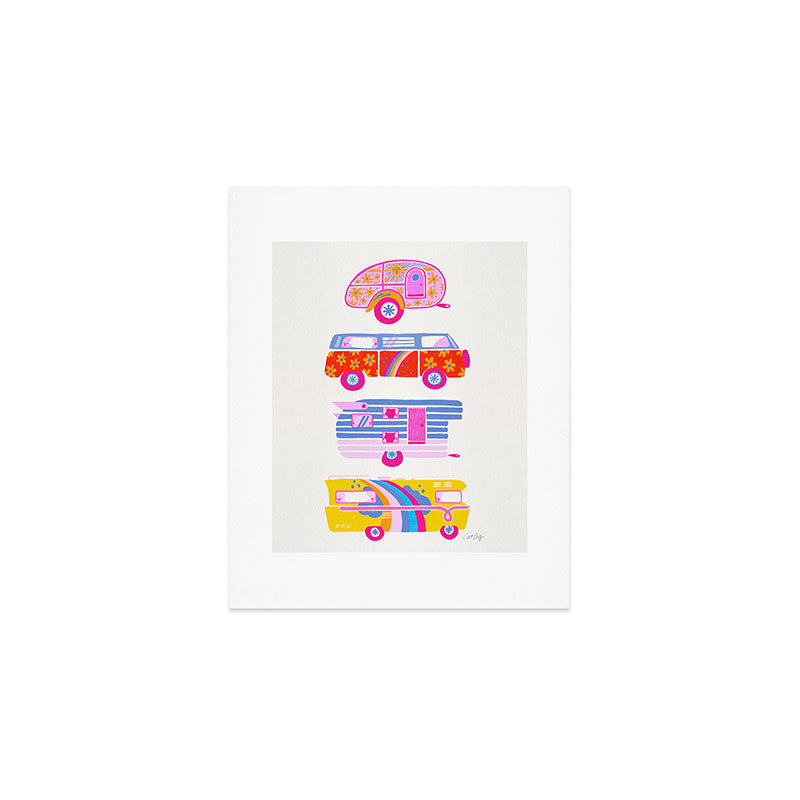 Retro Roadtrip - Candy Palette Art Print Gallery Image 1