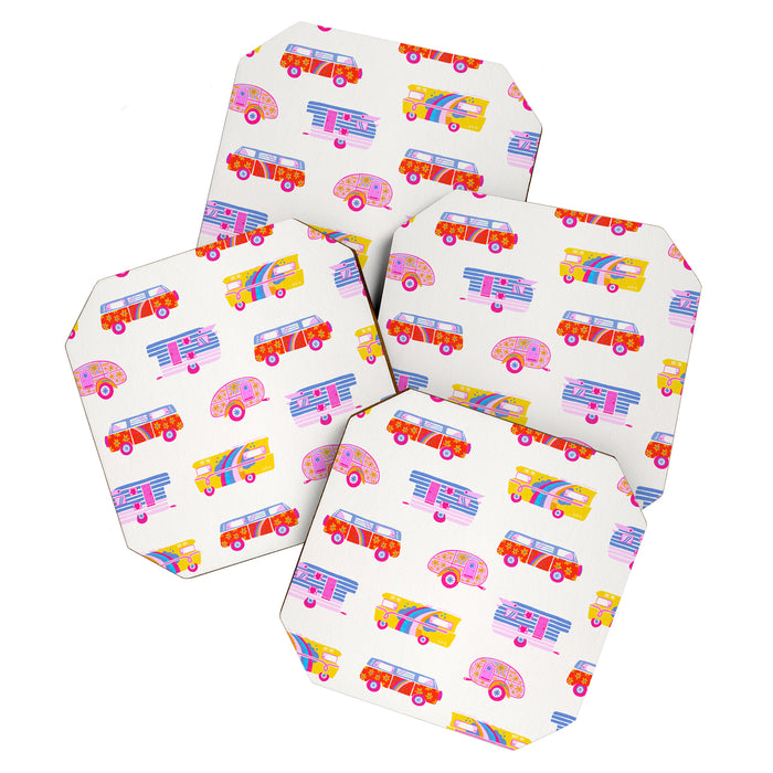 Retro Roadtrip - Candy Palette Coaster Gallery Image 1
