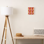 Retro Squiggle - Tropical Sunset Canvas Print Gallery Image 2