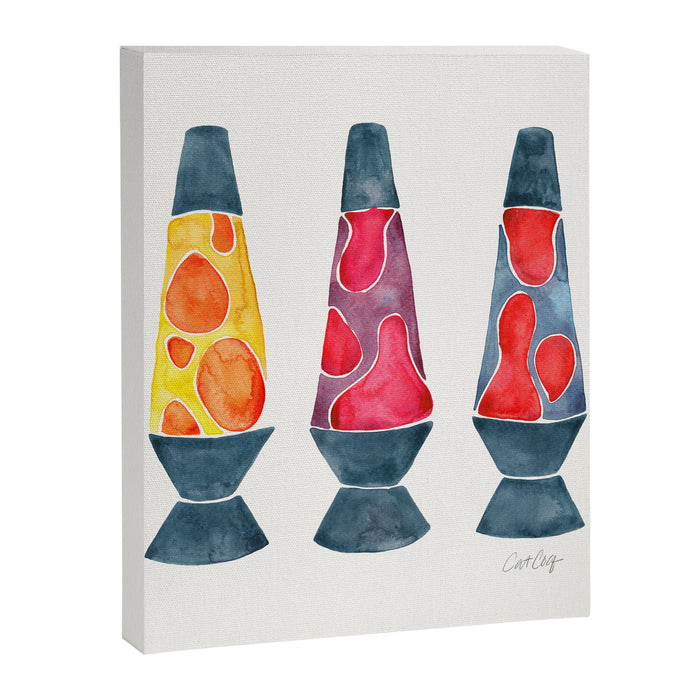 Retro Vibes - Warm Palette Canvas Print Gallery Image 1
